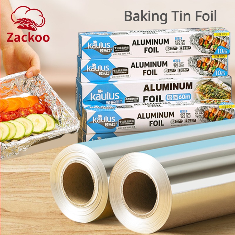 Kitchen Bakery - Zackoo 10/20/40M feuille d'aluminium pour emballage