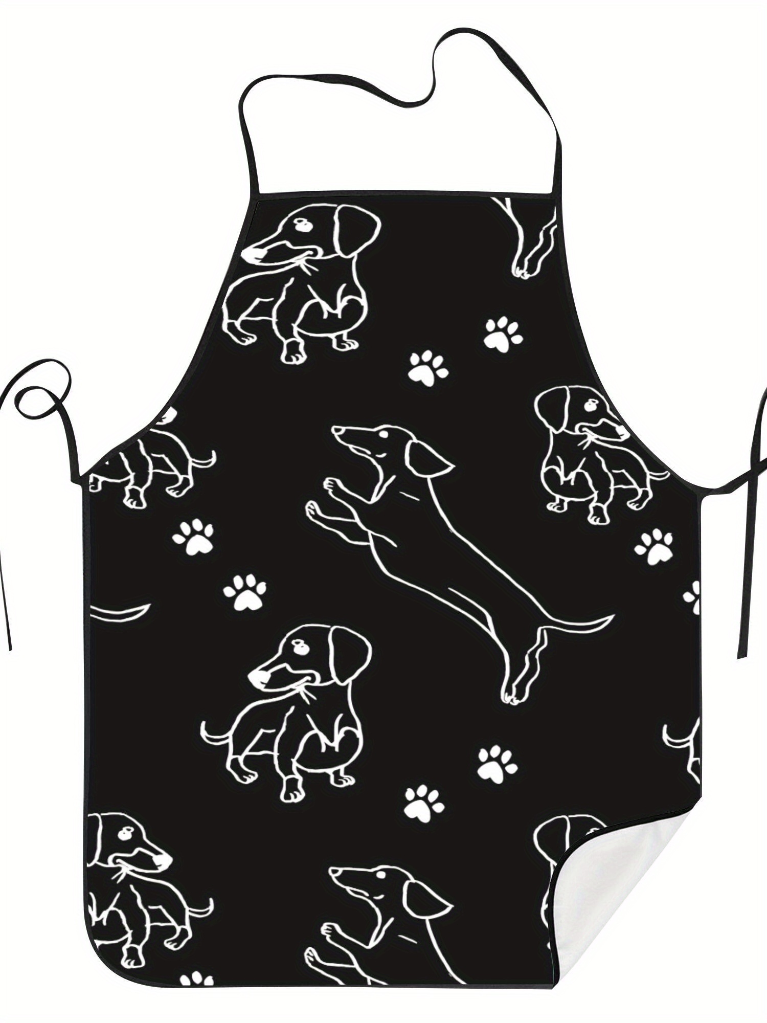 Kitchen Baking Background - Tablier à motif de pattes de