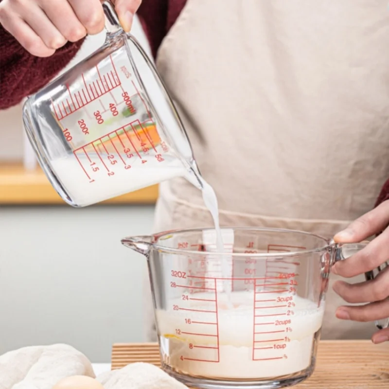 Kitchen Baking Essentials - Tasse à mesurer en verre préchauffée