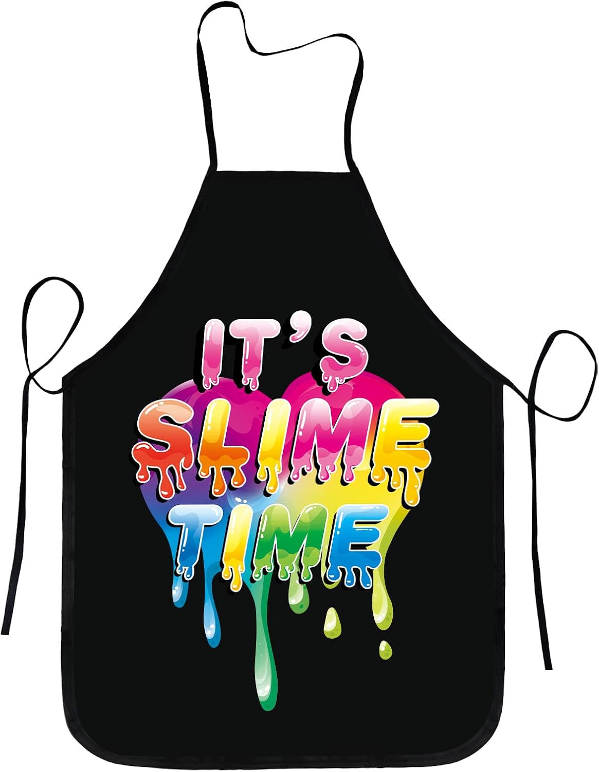 Kitchen Baking Background - Tablier imperméable noir avec motif 'It's