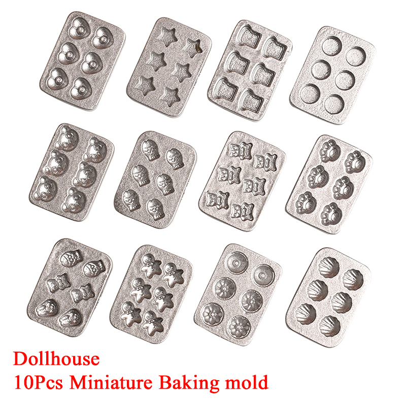 Kitchen Baking Decor - 10 pièces maison de poupée Miniature