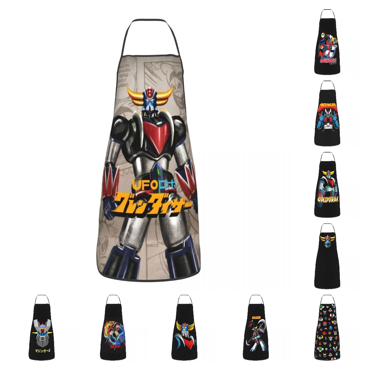 Kitchen Robot Baking - Unisexe Grendizer Anime Chef Cuisinier Tablier