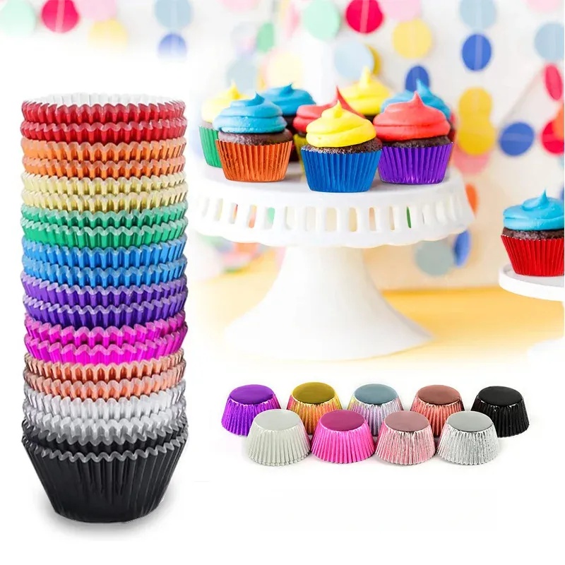 Baking Kitchen Set - Lot de 100 moules à cupcakes