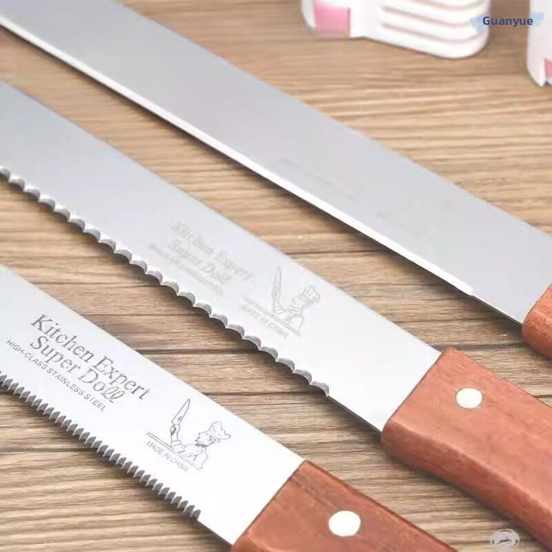 Kitchen Bakery - Couteau à dents en acier inoxydable