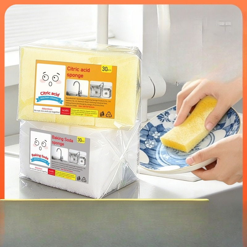 Kitchen Cleaner With Baking Soda - Éponges à vaisselle et lingettes nettoyantes