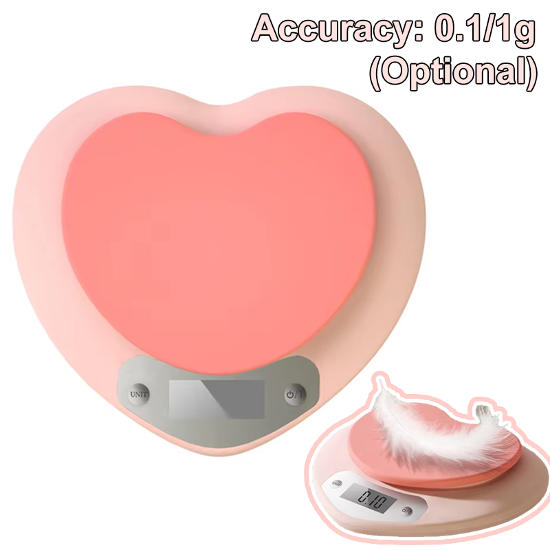 Kitchen Scale Precise - Balance de cuisine numérique rose en