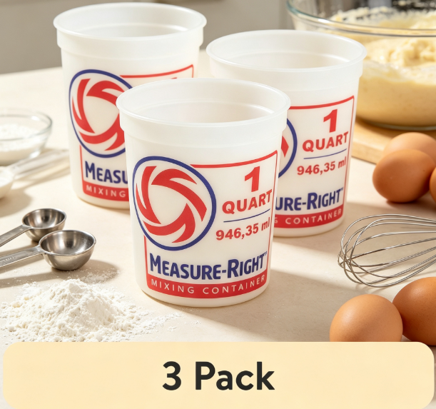Baking Kitchen Set - Conteneur de mélange rond en plastique,
