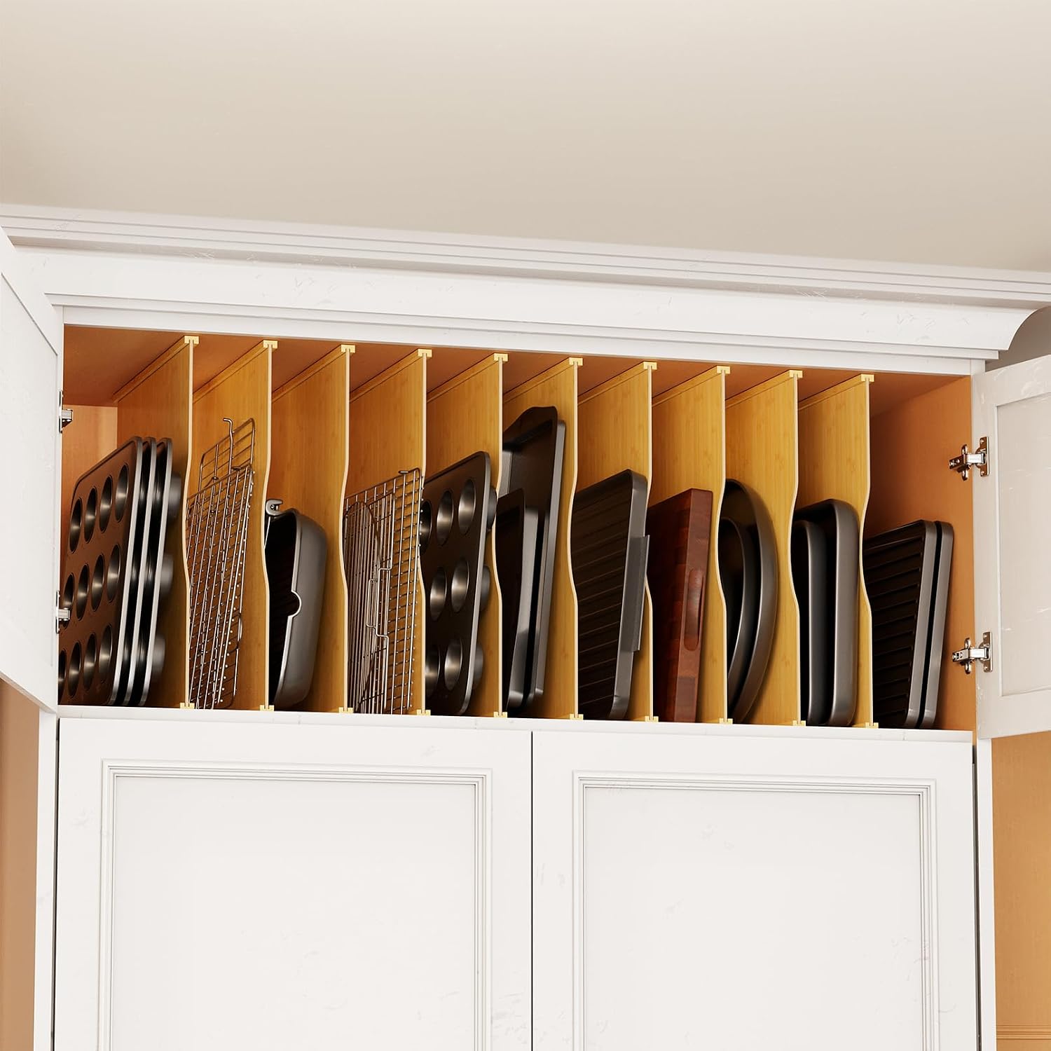 Kitchen Baking Organization - Lot de 10 séparateurs de plateaux