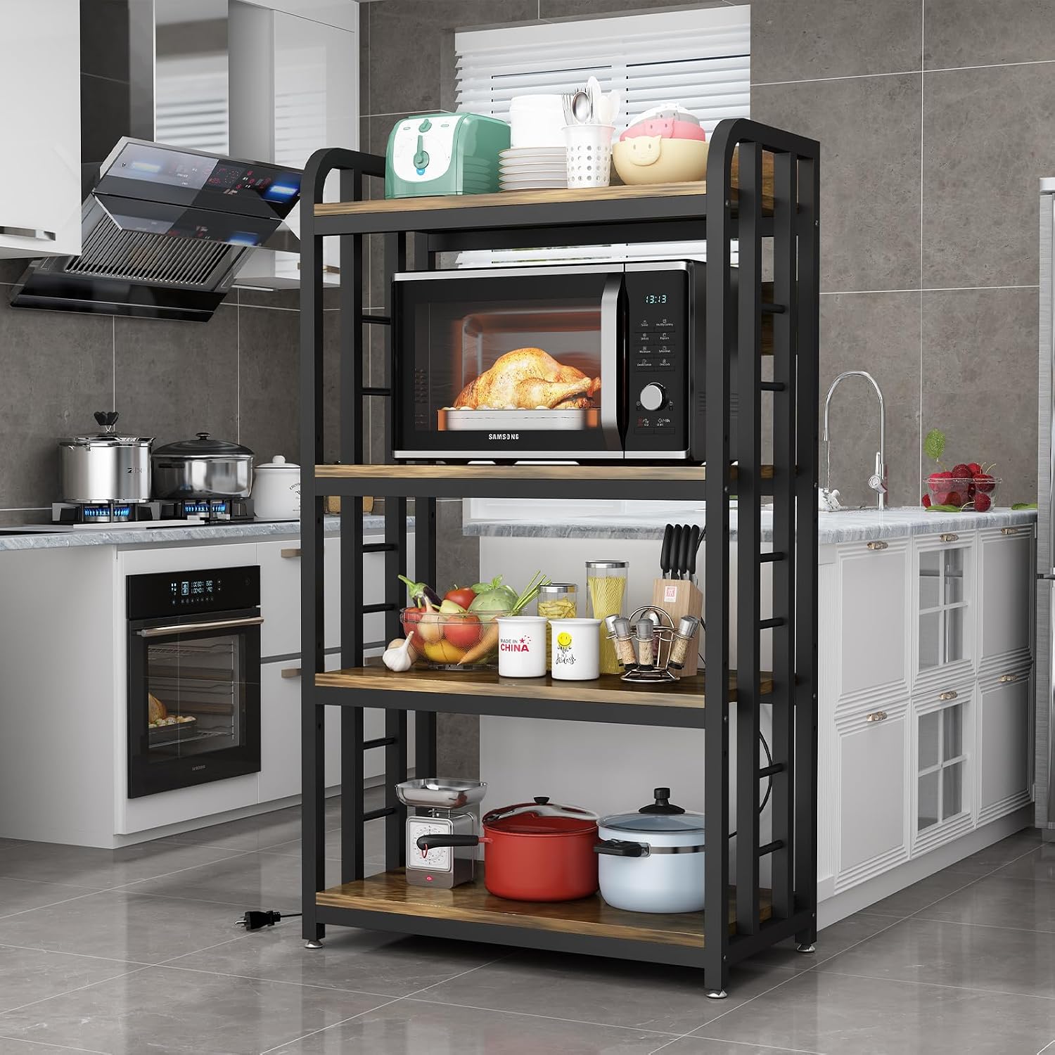 Étagère de cuisine à 4 niveaux - Kitchen Baker avis et prix