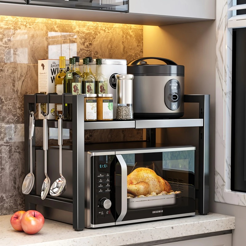 Étagère de micro-ondes extensi - Kitchen Baking Organization avis et prix