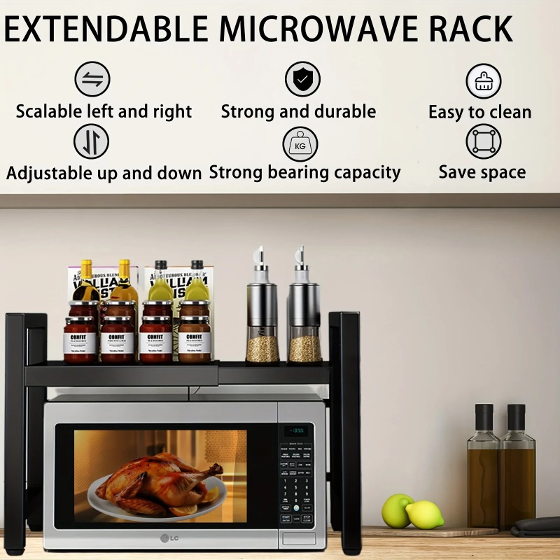 Étagère de micro-ondes extensi - Kitchen Baking Organization avis et prix
