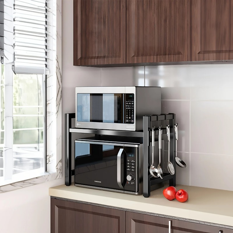 Étagère de micro-ondes extensi - Kitchen Baking Organization avis et prix