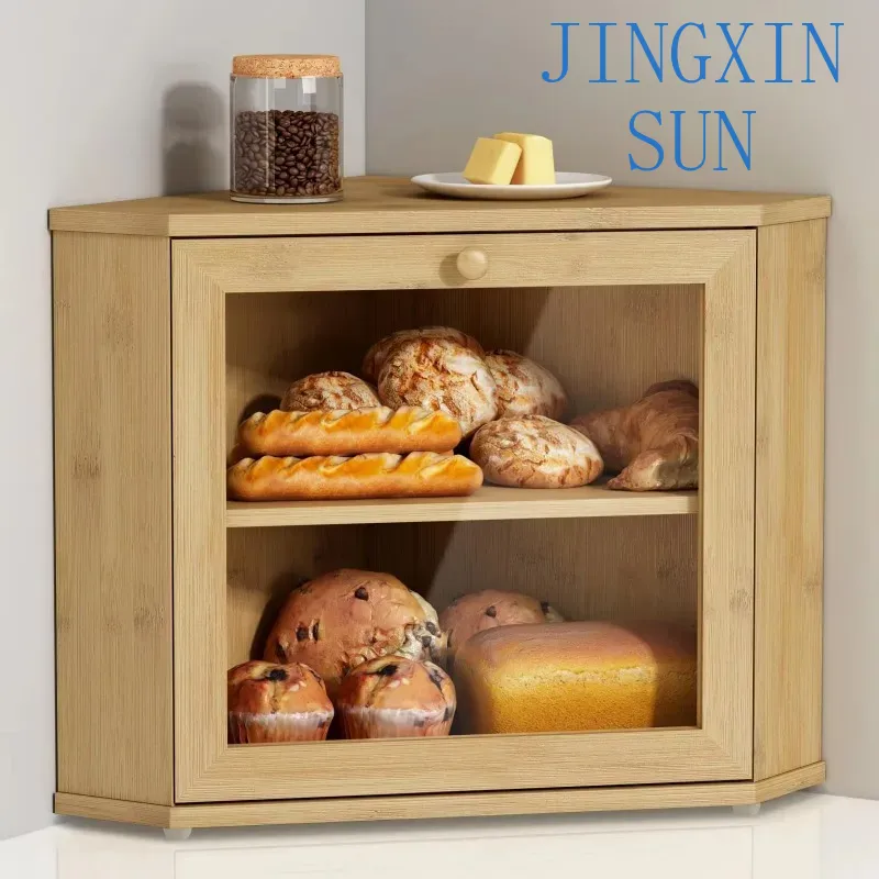 Boîte à pain d'angle en bambou - Kitchen Baking Corner avis et prix