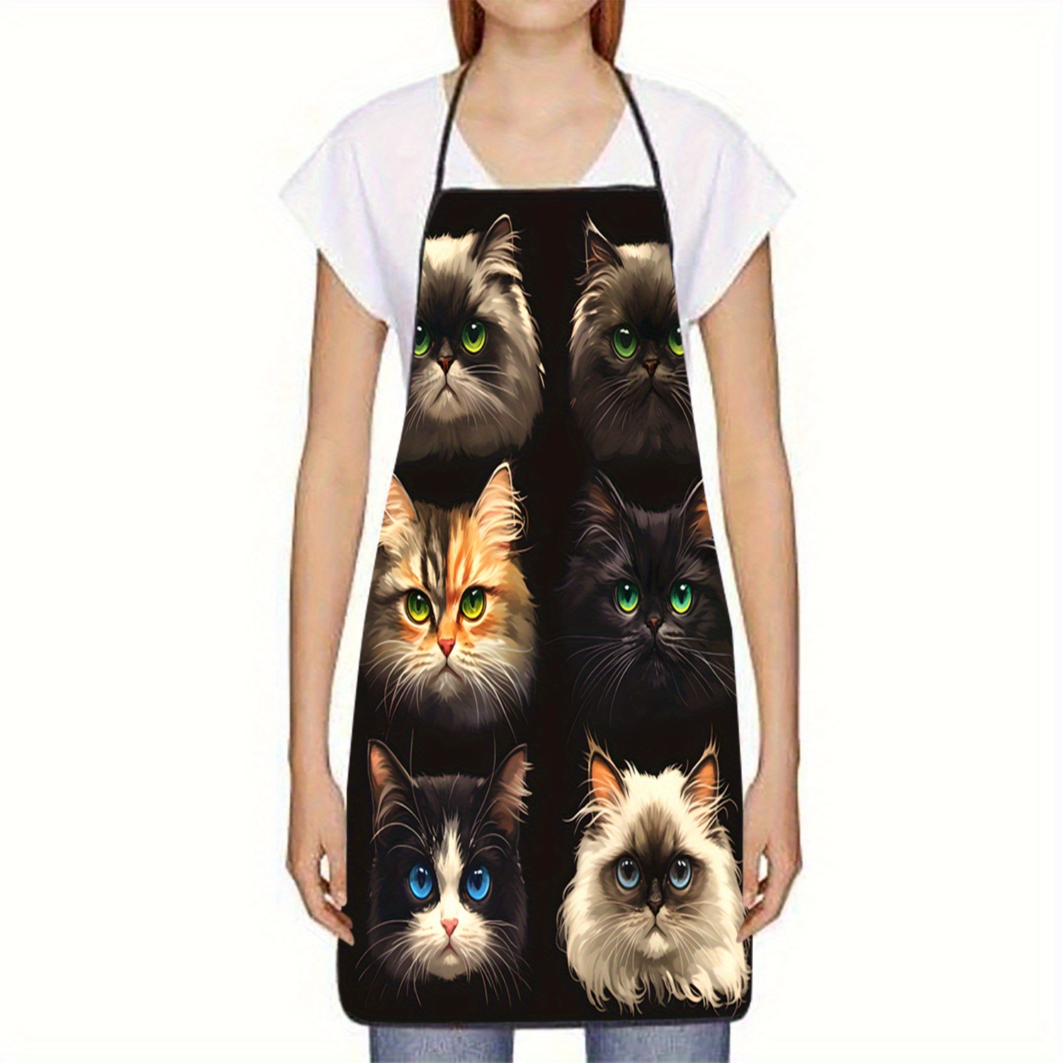 Tablier avec portrait de chat, - Kitchen Baking Background avis et prix