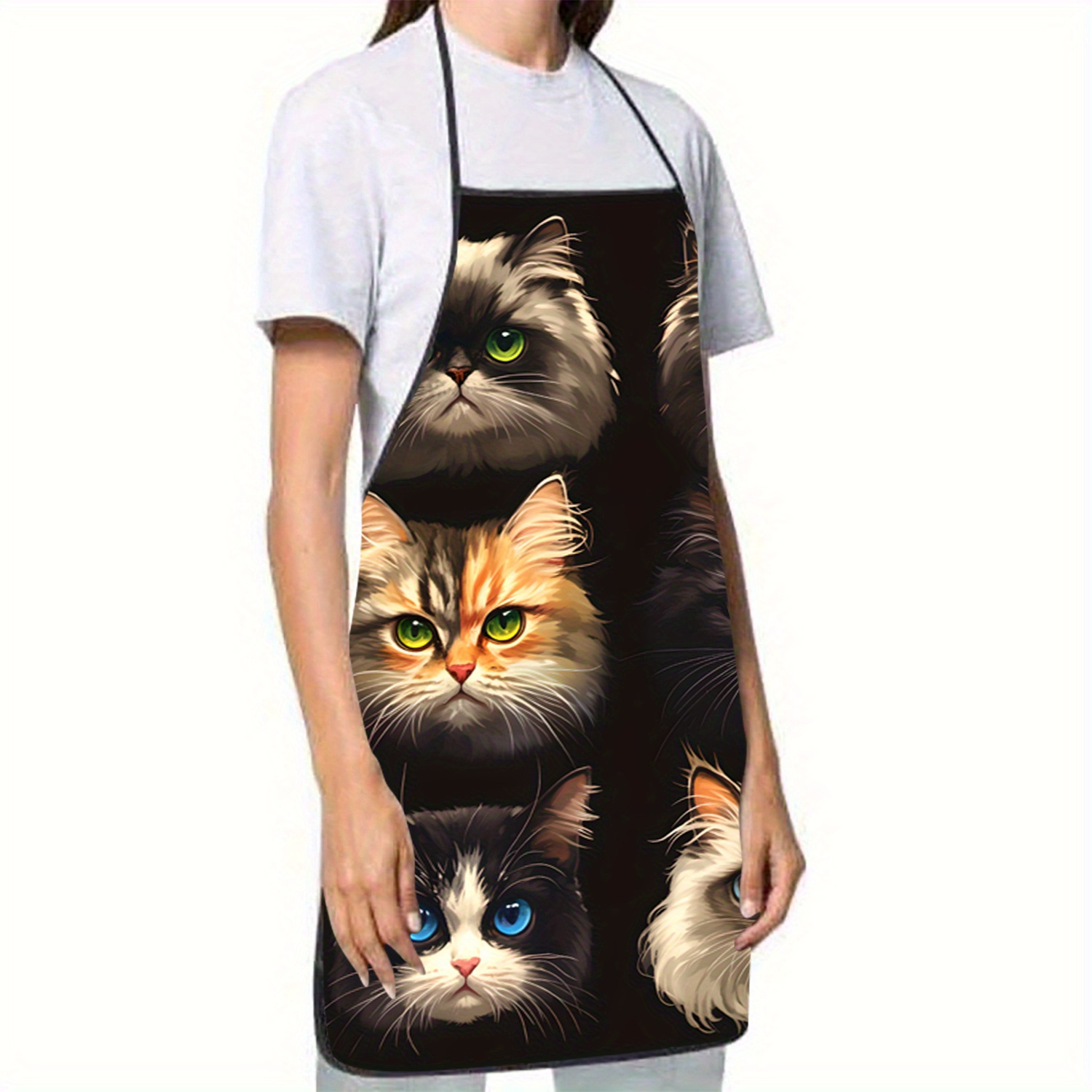 Tablier avec portrait de chat, - Kitchen Baking Background avis et prix
