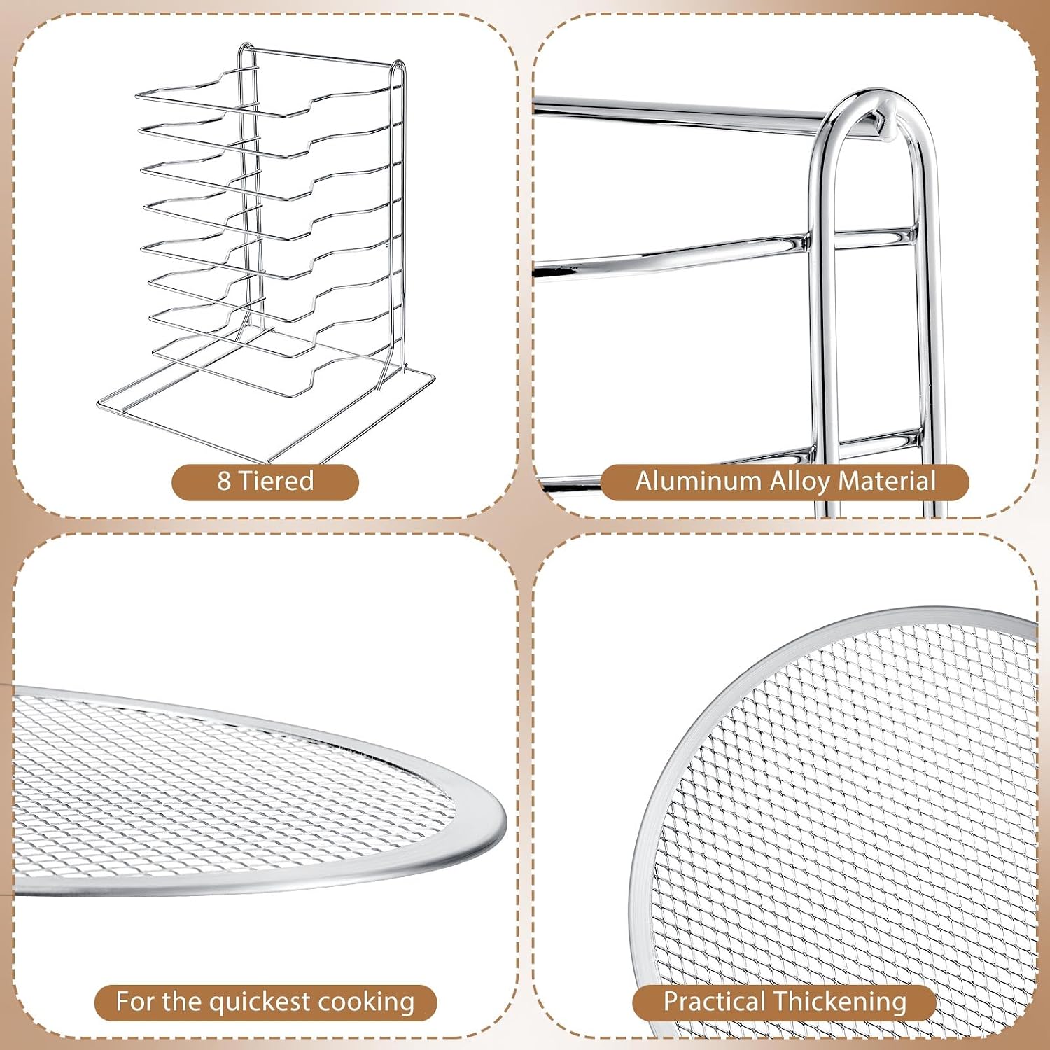 Étagère à pizza à 8 niveaux av - Kitchen Baking Pan avis et prix
