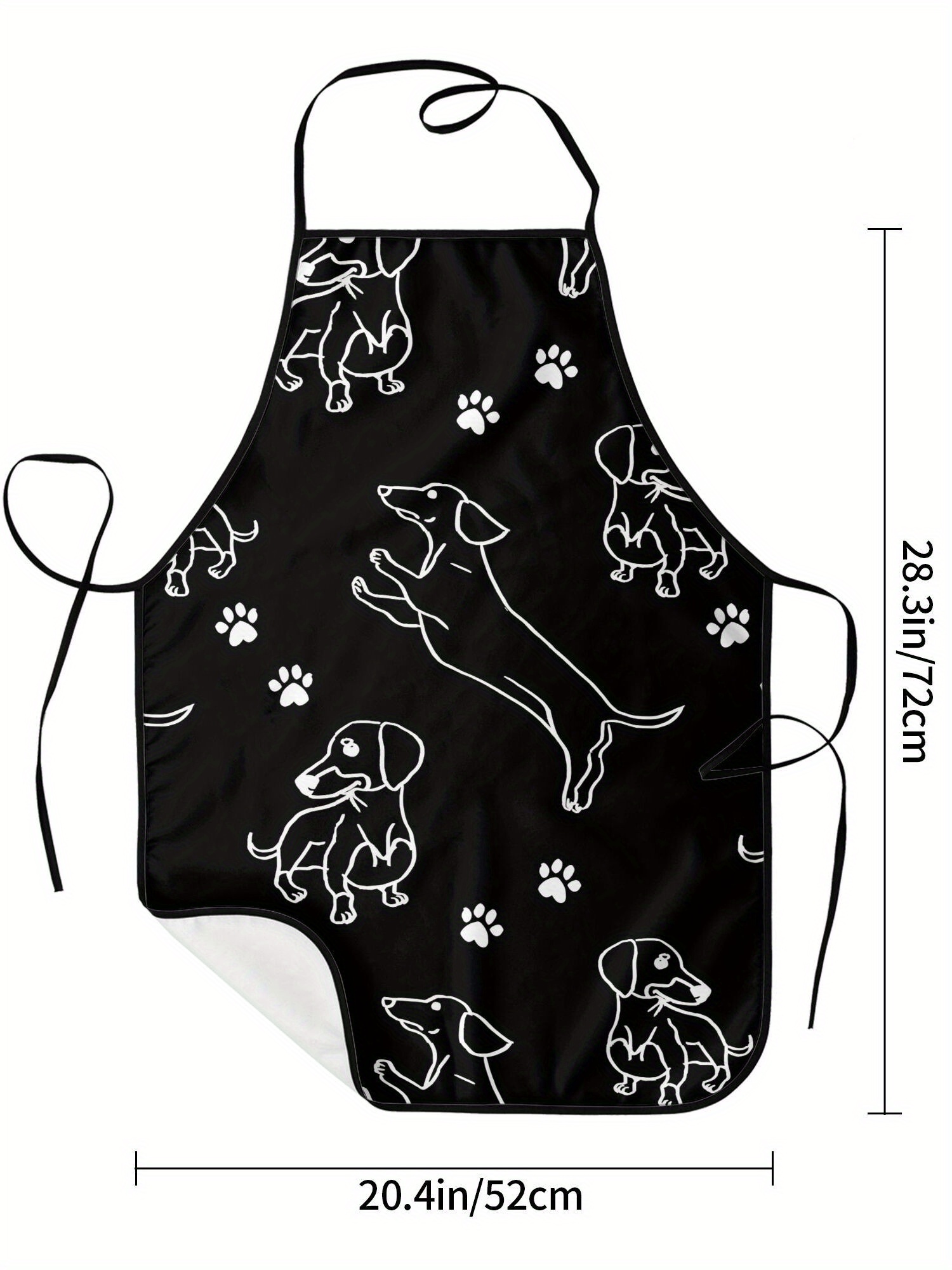 Tablier à motif de pattes de t - Kitchen Baking Background avis et prix