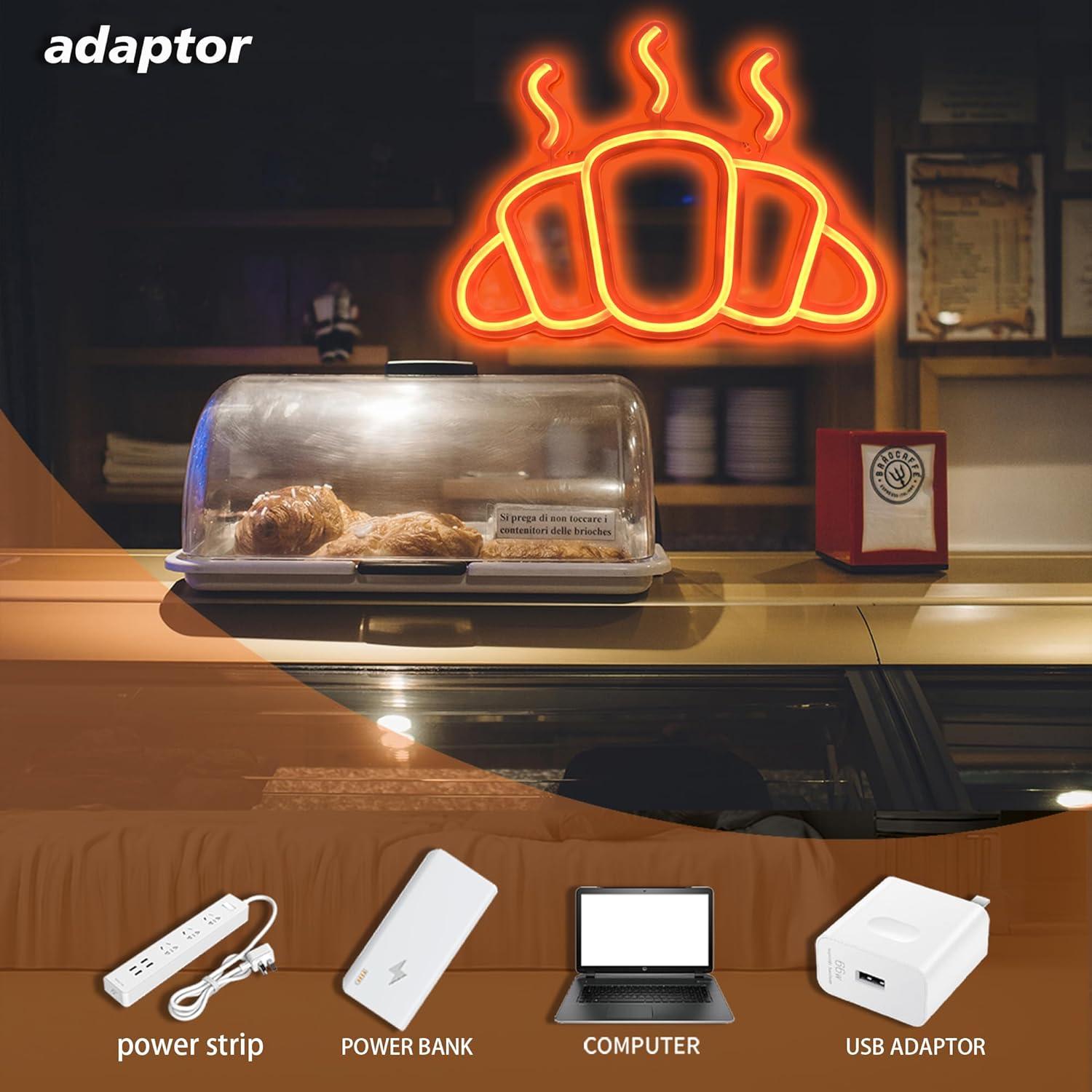 Enseigne néon LED en forme de  - Kitchen Bakery avis et prix