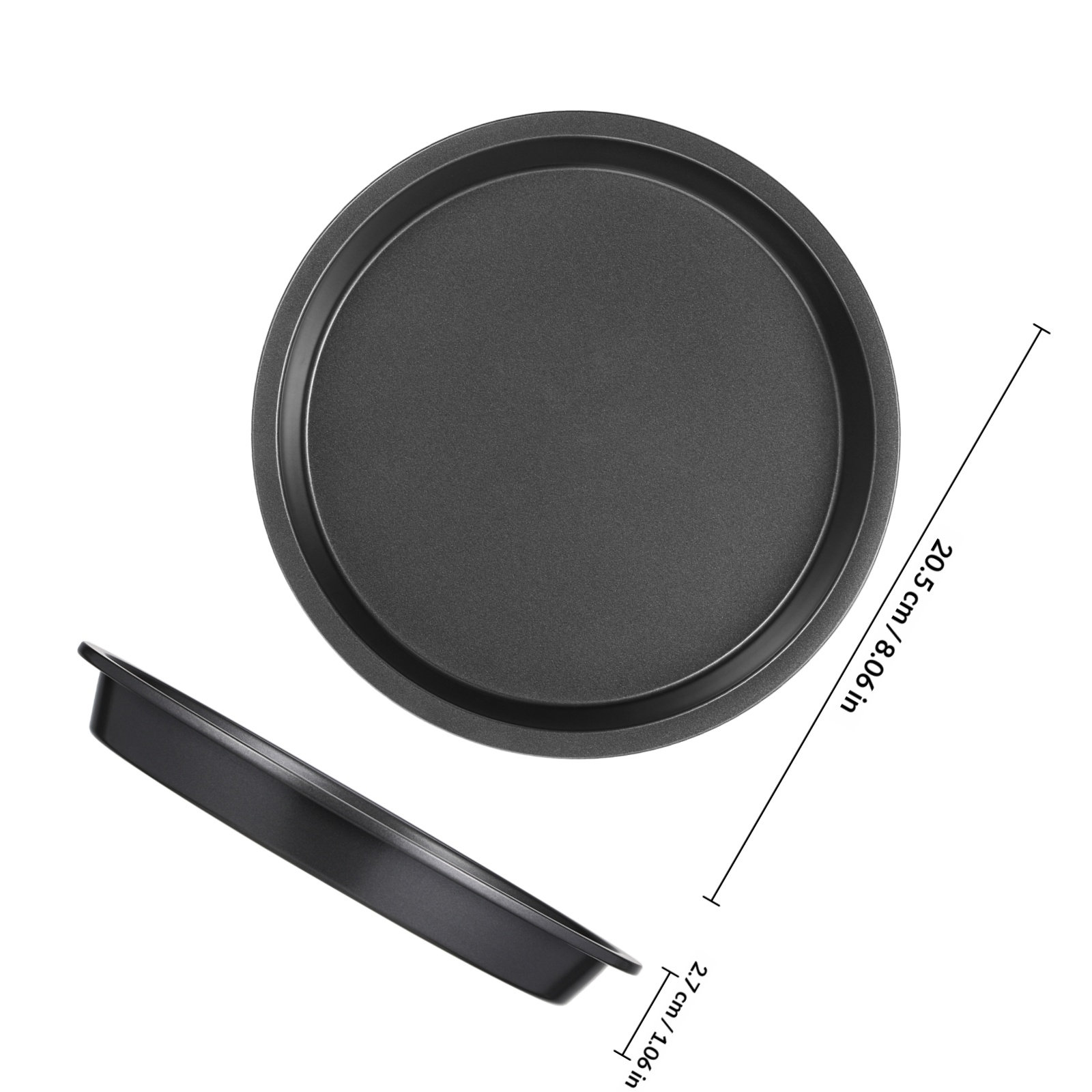 Plaque à pizza ronde en acier  - Kitchen Baking Pan avis et prix