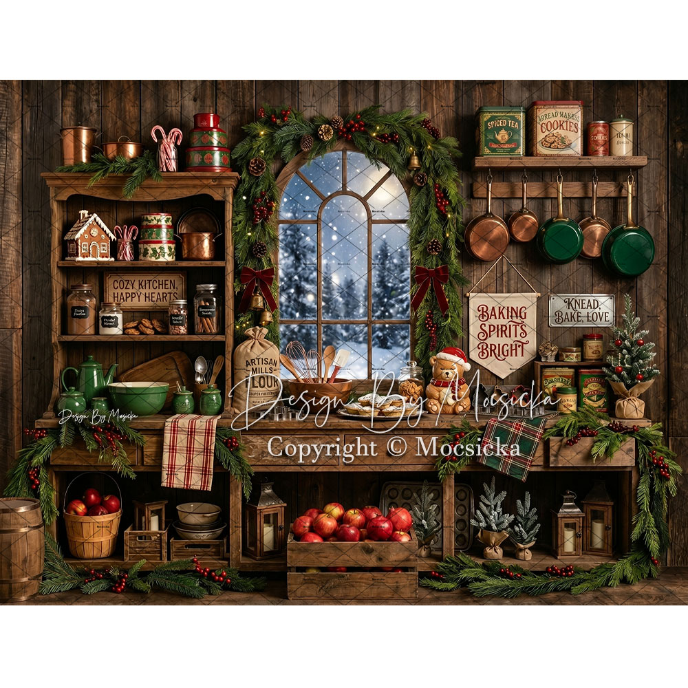 Mocsicka Toile de fond de phot - Kitchen Baking Background avis et prix