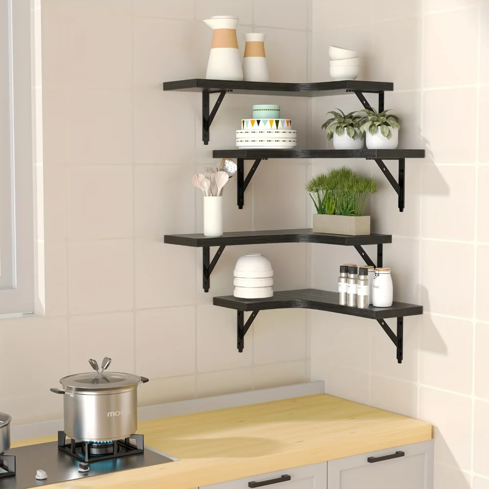 Étagères flottantes en bois na - Kitchen Q avis et prix
