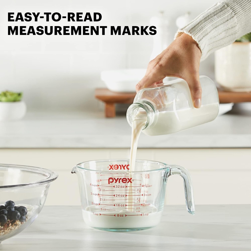 Verre doseur 4 tasses pour la  - Kitchen Baking Essentials avis et prix