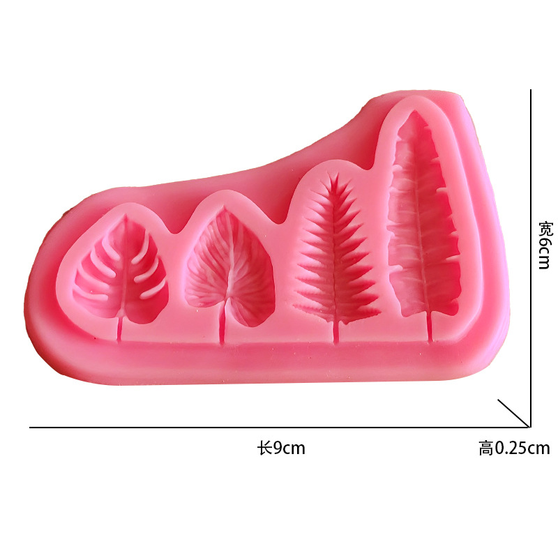 Moules en Silicone feuilles de - Kitchen Baking Decor avis et prix