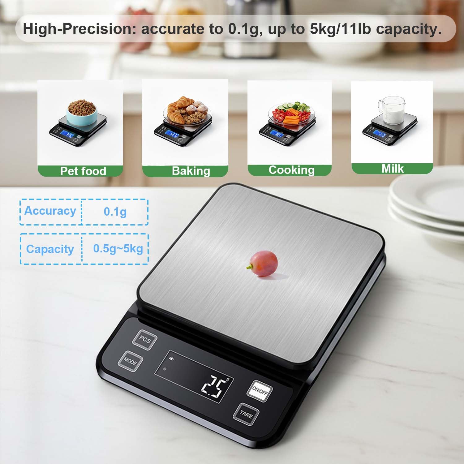 Nouvelle balance de cuisine nu - Kitchen Scale Precise avis et prix