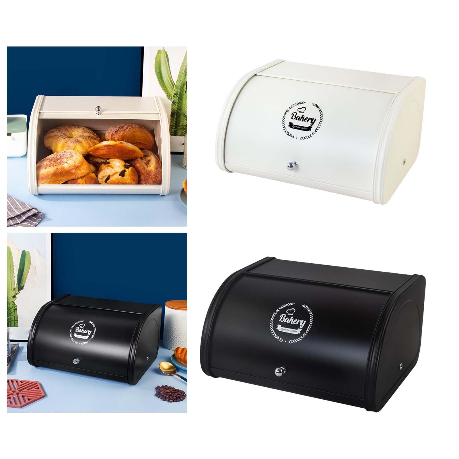 Boîte à pain en métal pour l'o - Kitchen Baking Organization avis et prix