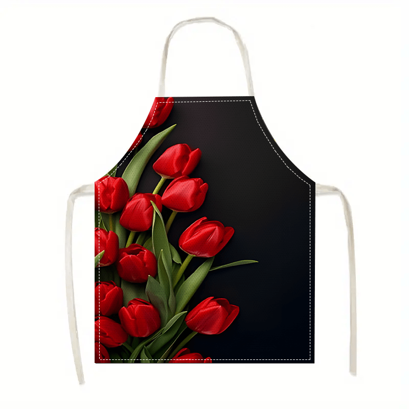 1 tablier en lin rouge avec mo - Kitchen Baking Background avis et prix