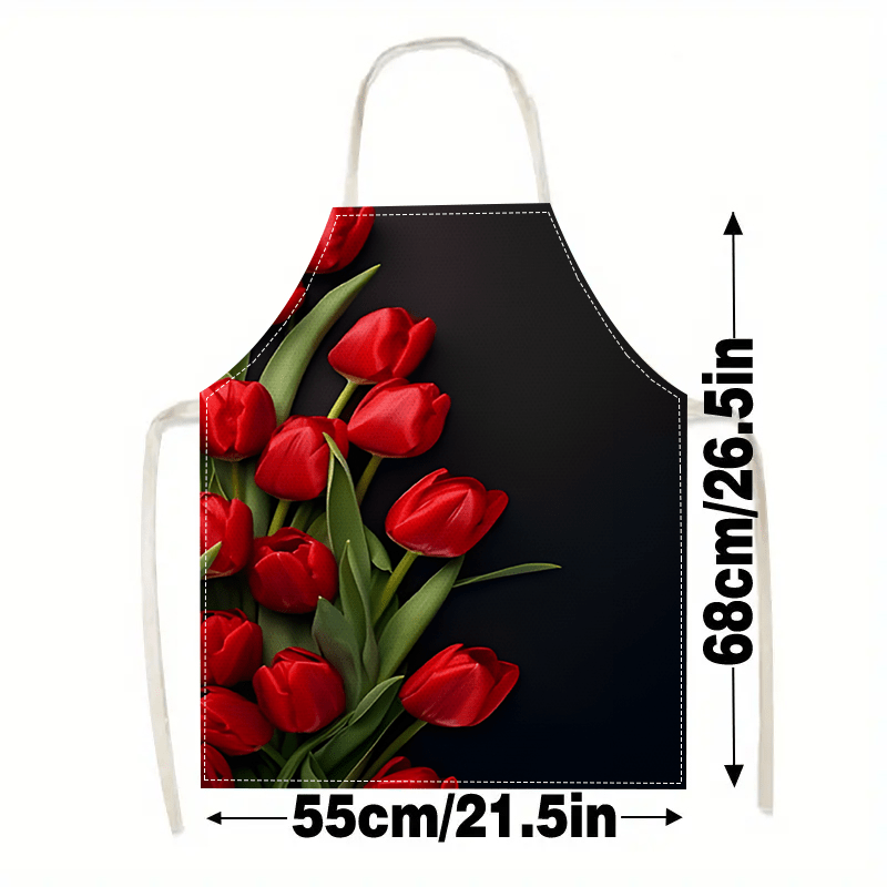 1 tablier en lin rouge avec mo - Kitchen Baking Background avis et prix