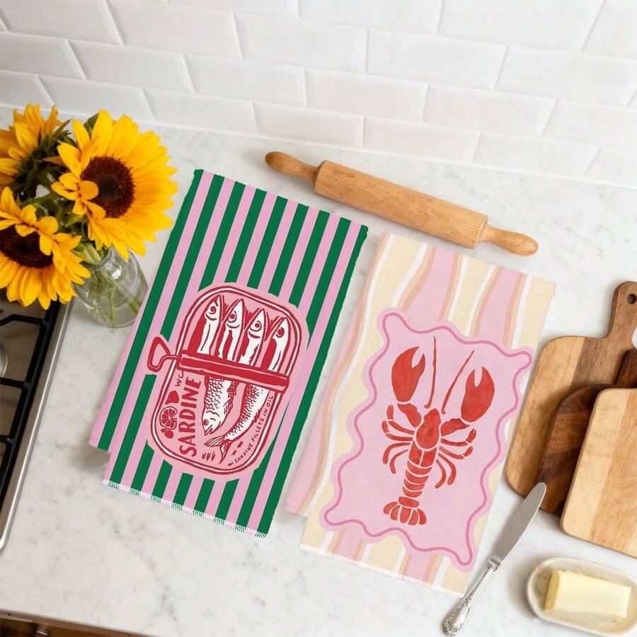 Lot de 2 torchons de cuisine r - Kitchen Baking Must Haves avis et prix
