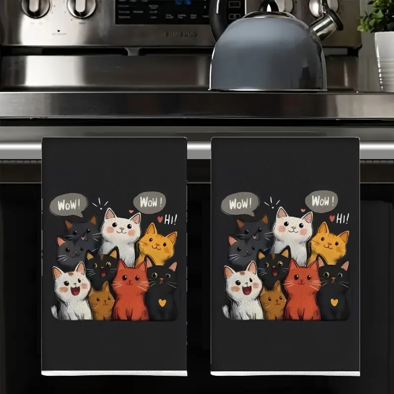 Lot de 2 serviettes de cuisine - Kitchen Baking Background avis et prix