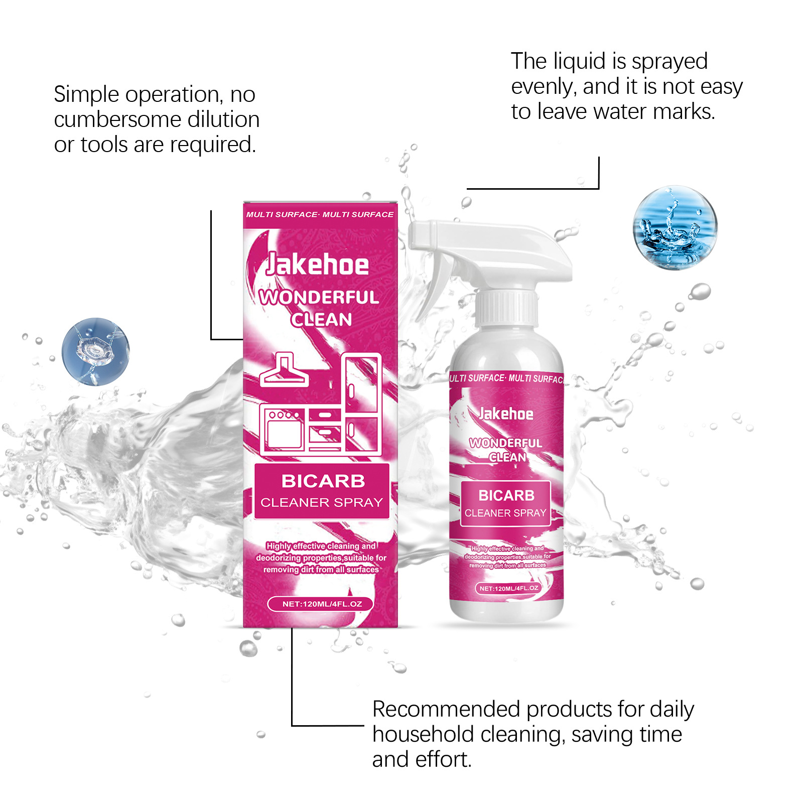 Spray de nettoyage au bicarbon - Kitchen Cleaner With Baking Soda avis et prix