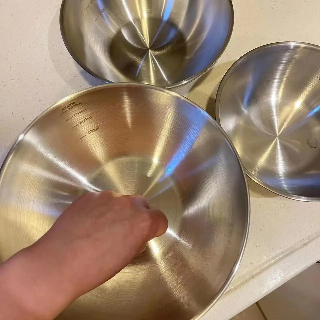 Ensemble de 3 bols en acier in - Kitchen Baking Essentials avis et prix