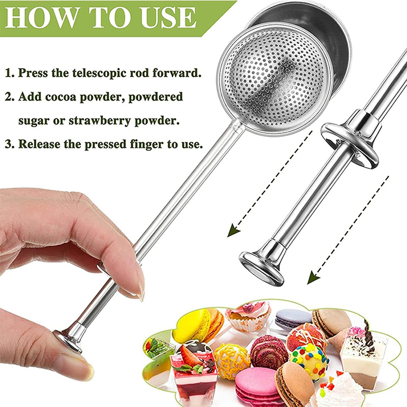 Cuillère-filtre à poudre en ac - Kitchen Baker avis et prix