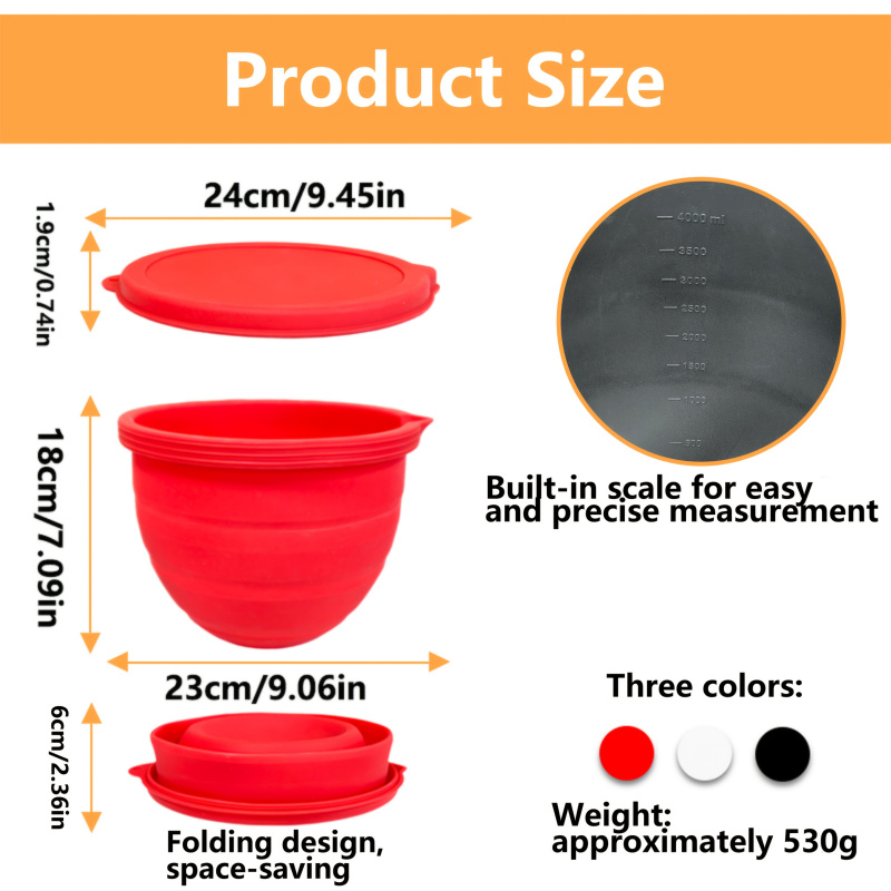 Revêtement de bol pliable en s - Baking Kitchen Set Up avis et prix