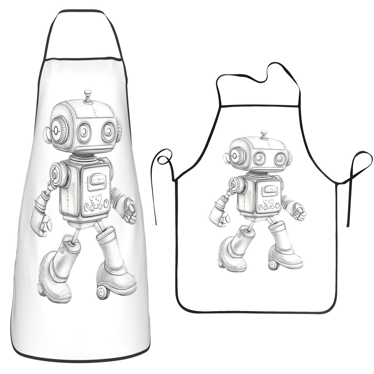 Tablier de cuisine rétro avec  - Kitchen Robot Baking avis et prix