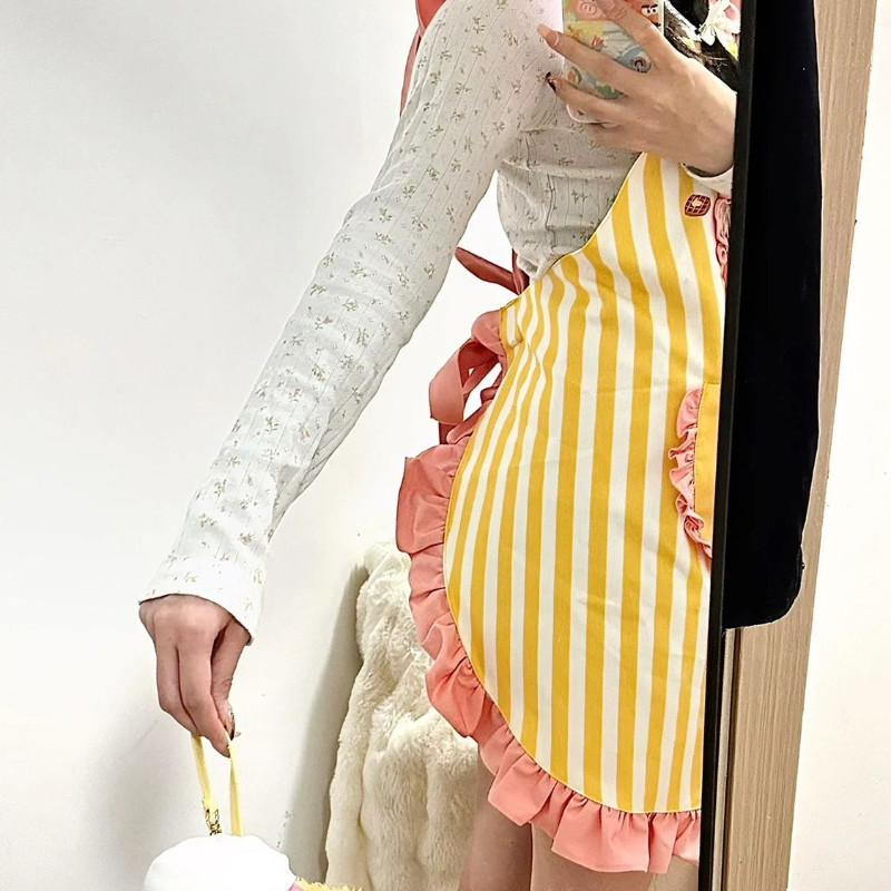 Tablier rayé en dentelle de st - Kitchen Baking Must Haves avis et prix