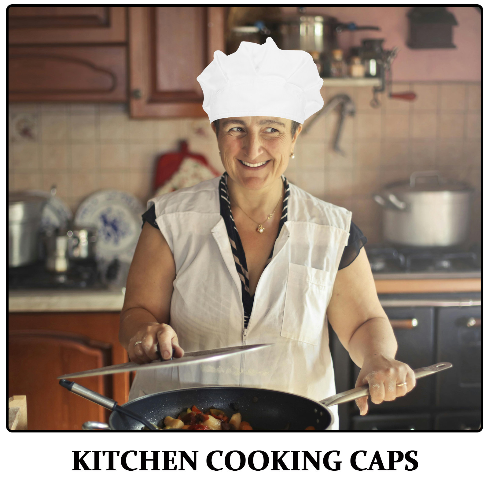 Lot de 2 casquettes de cuisine - Kitchen Baker avis et prix