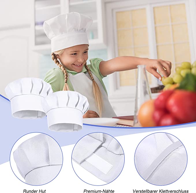 4 chapeaux de chef pour enfant - Kitchen Baker avis et prix